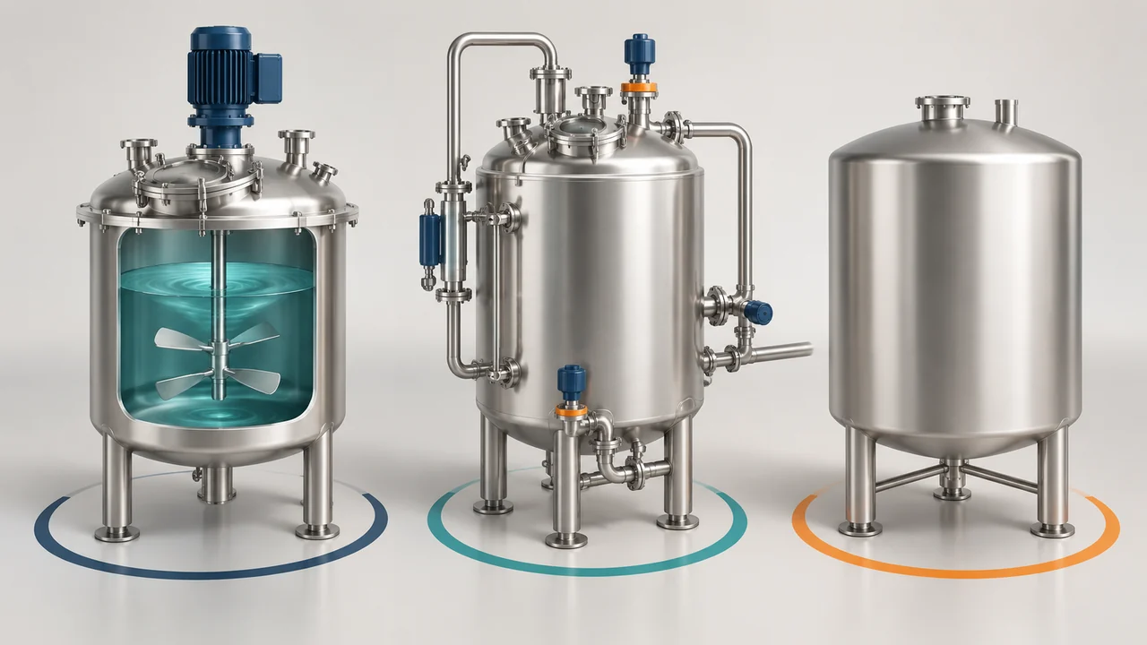 AI-generated conceptual illustration of Manufacturing Vessel, Processing Tank or Storage Tank: Define the Duty; final configuration varies.