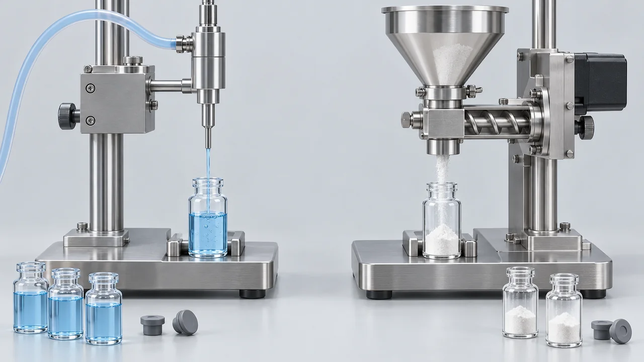 Vial Liquid vs Powder Filling Machines: A Buyer’s Selection Guide
