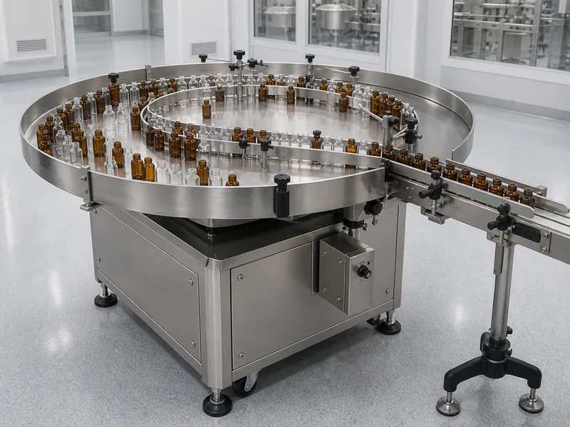 AI-generated conceptual visualization of Turntable; final machine configuration may vary