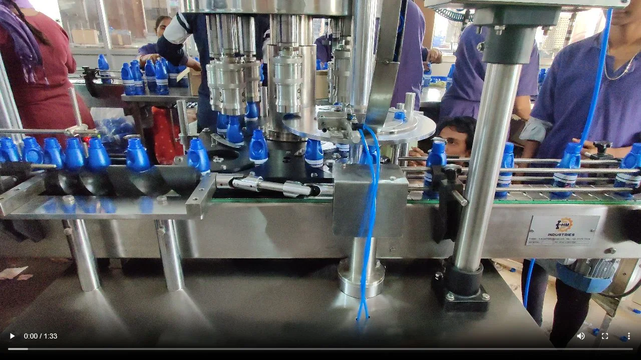 Multi Head Screw Capping Machine video thumbnail