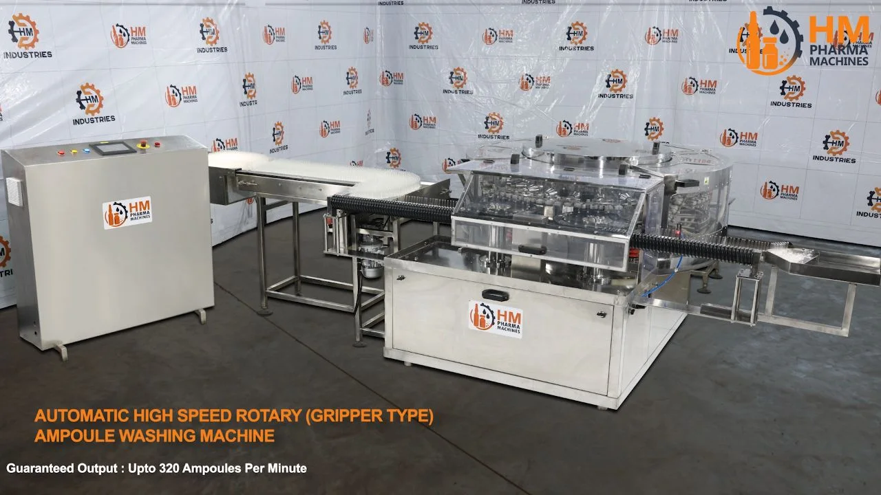 Rotary Gripper Ampoule Washing Machine video thumbnail