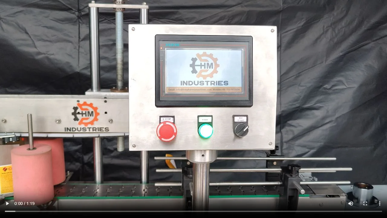 Square Bottle Double Side Sticker Labeling Machine video thumbnail