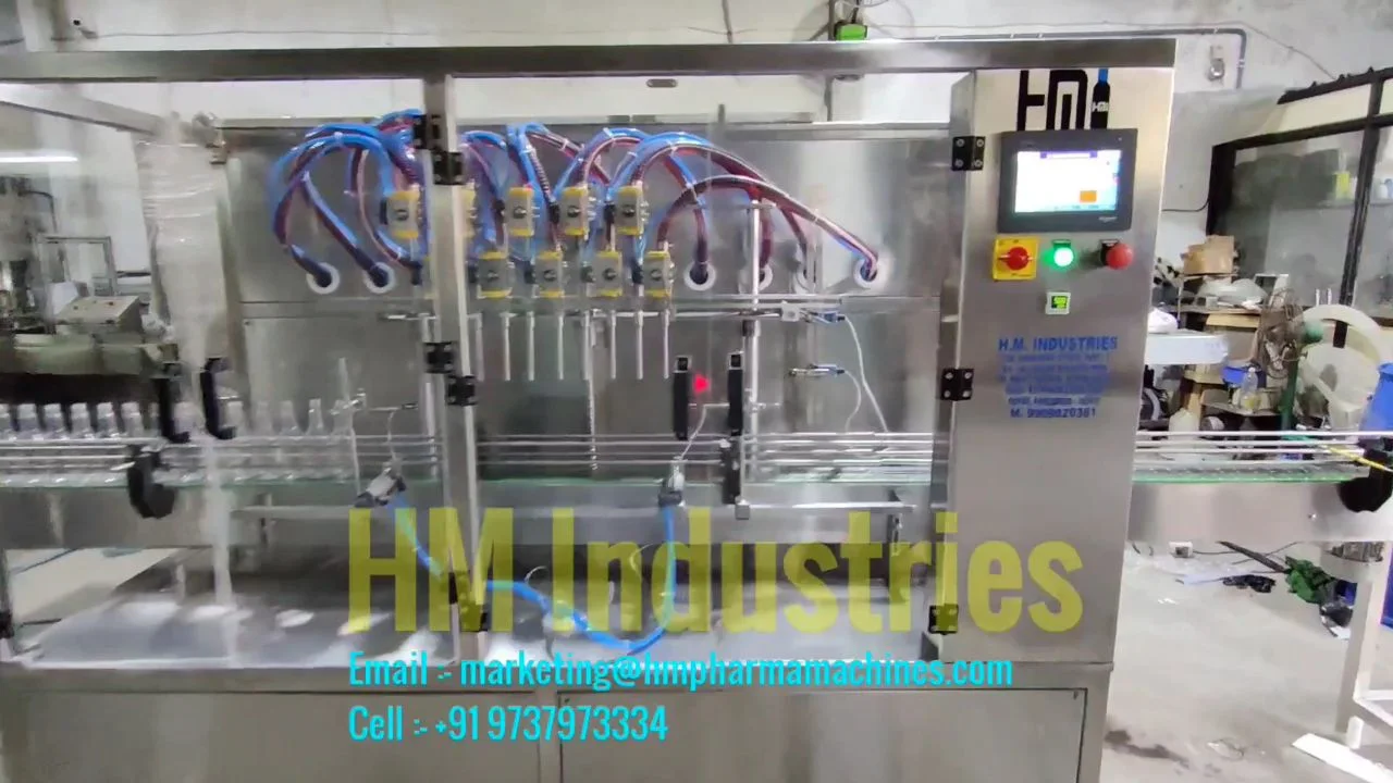 Automatic Syrup Liquid Filling Machine video thumbnail